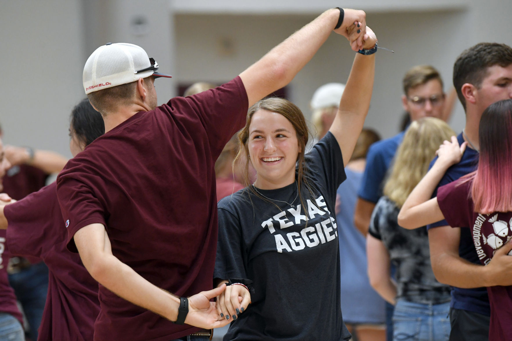 Aggie Wranglers dance lesson